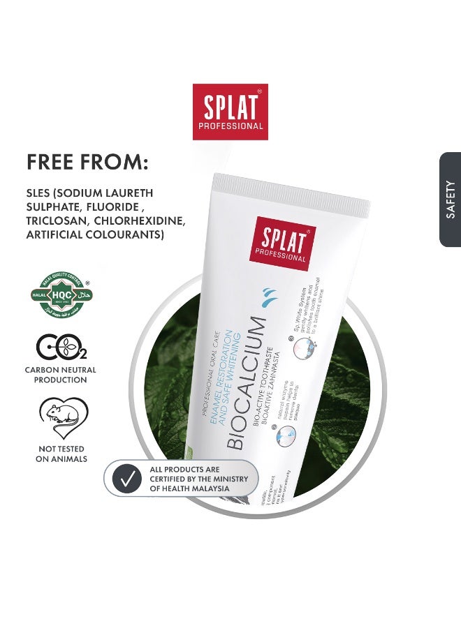 سبلات بروفيشنال بيوكالسيوم | معجون أسنان طبيعي | كالسيوم نشط | يساعد على استعادة مينا الأسنان | 100 مل - Image 5